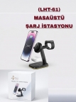 4 FOUR IN ONE MAGNETIC 4-İN 1 WIRELESS CHARGING (LHT-61) MASAÜSTÜ ŞARJ İSTASYONU