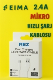 EIMA (2.4A) MİKRO HIZLI ŞARJ KABLOSU