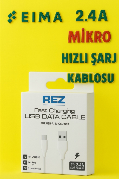 EIMA (2.4A) MİKRO HIZLI ŞARJ KABLOSU