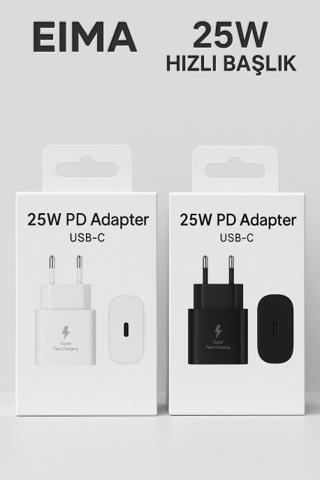 EIMA 25 W PD ADAPTER USB-C HIZLI BAŞLIK