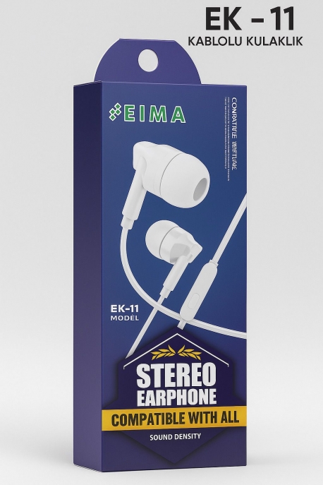 EIMA (EK-11) KABLOLU KULAKLIK STEREO EARPHONE