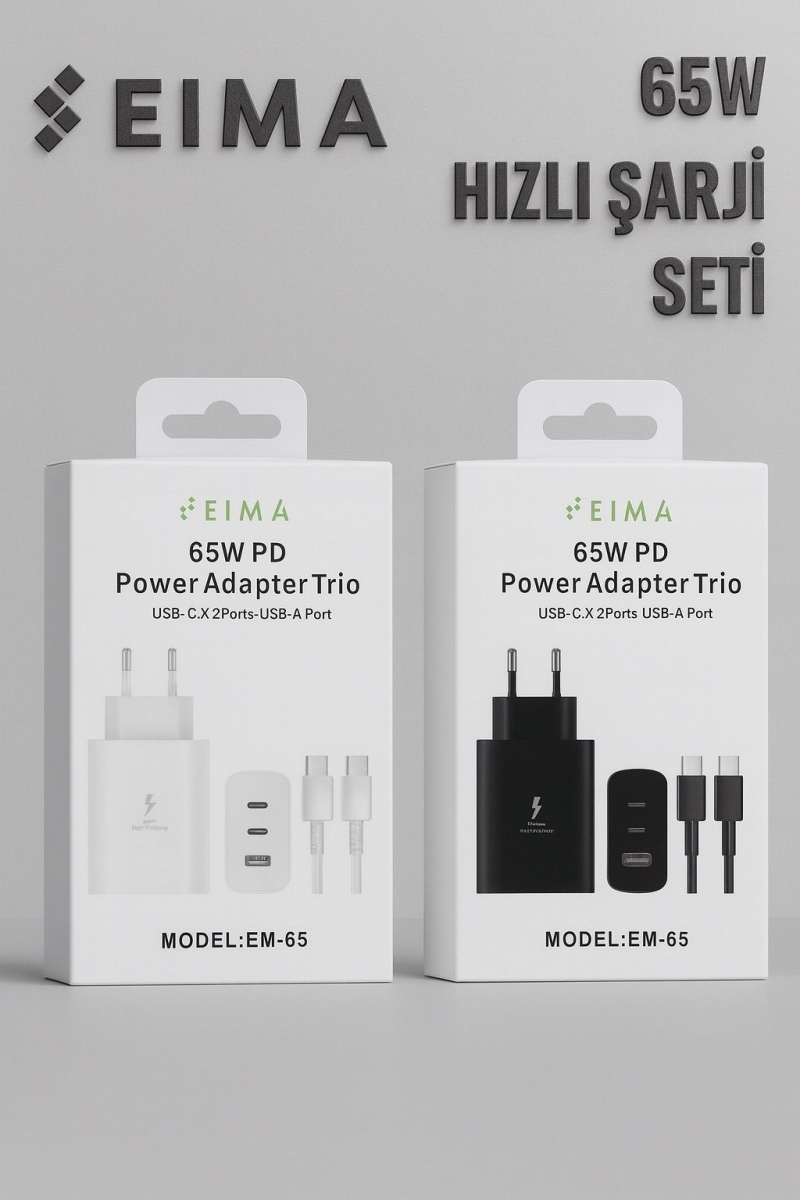 EIMA EM-65 W HIZLI ŞARJ SETİ