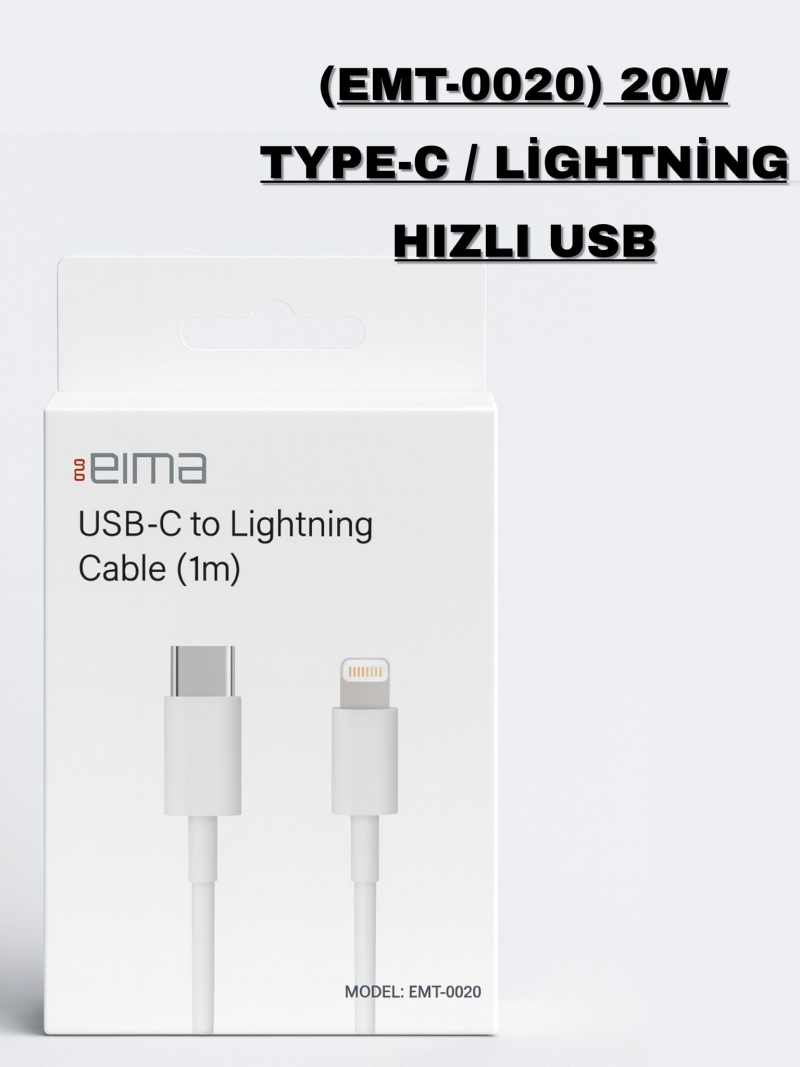 EIMA (EMT-0020) 20W TYPE-C / LIGHTNING HIZLI USB