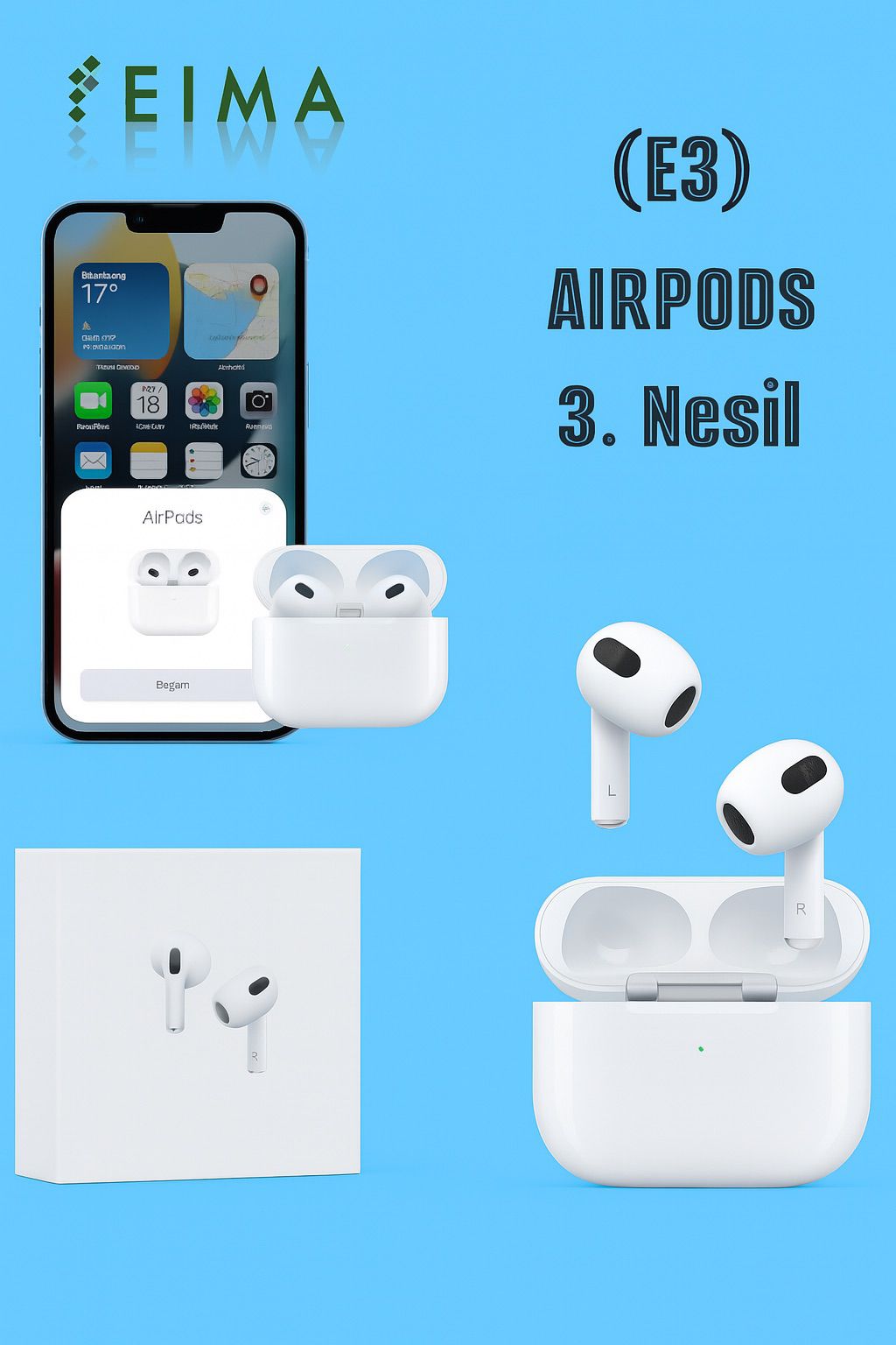 EIMA EPR (E3) AIRPODS 3. NESİL