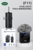 EIMA (F11) KABLOSUZ YAKA MİKROFONU