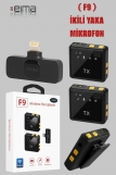 EIMA (F9) İKİLİ YAKA MİKROFON