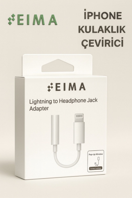EIMA IPHONE KULAKLIK ÇEVİRİCİ LIGHTNING TO HEADPHONE JACK ADAPTER