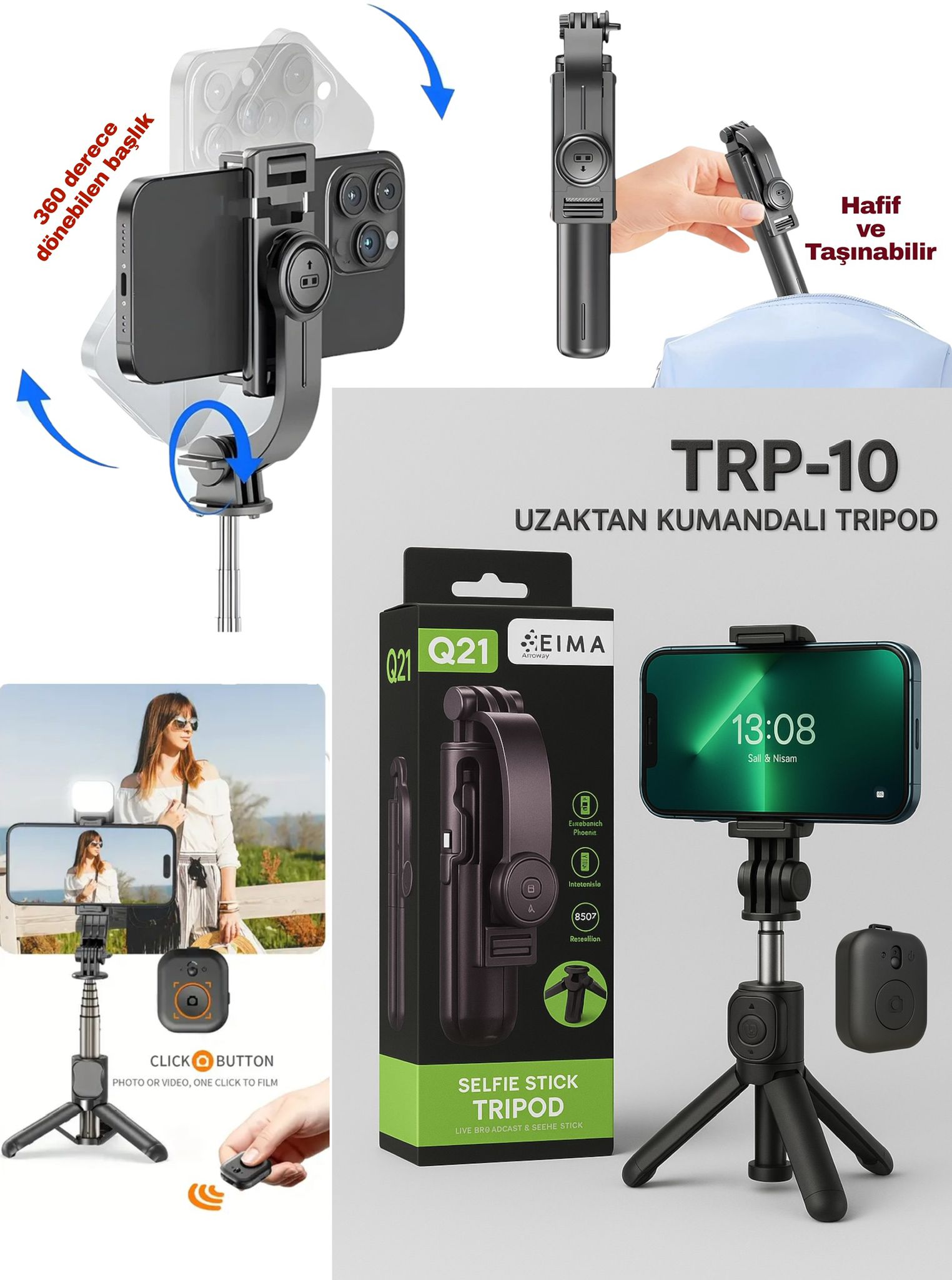 EIMA (TRP-10) UZAKTAN KUMANDALI TRİPOD