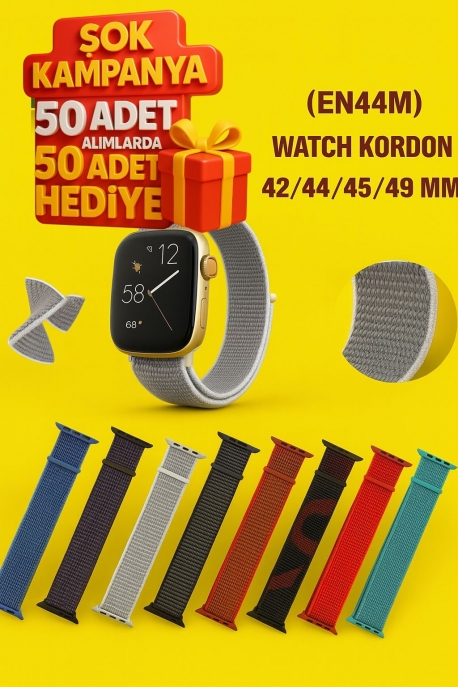 (EN44M) WATCH KORDON 42/44/45/49 MM TAK ÇIKAR ÖZELLİKLİ HASIR MODEL ANTRASİT