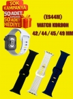 (ES44M) WATCH KORDON 42/44/45/49 MM TAK ÇIKAR ÖZELLİKLİ PLASTİK DESENLİ AYARLANABİLİR BEYAZ
