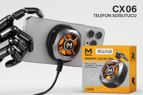 EWIIA (CX06) TELEFON SOĞUTUCU MAGNETİC COLOR FAN