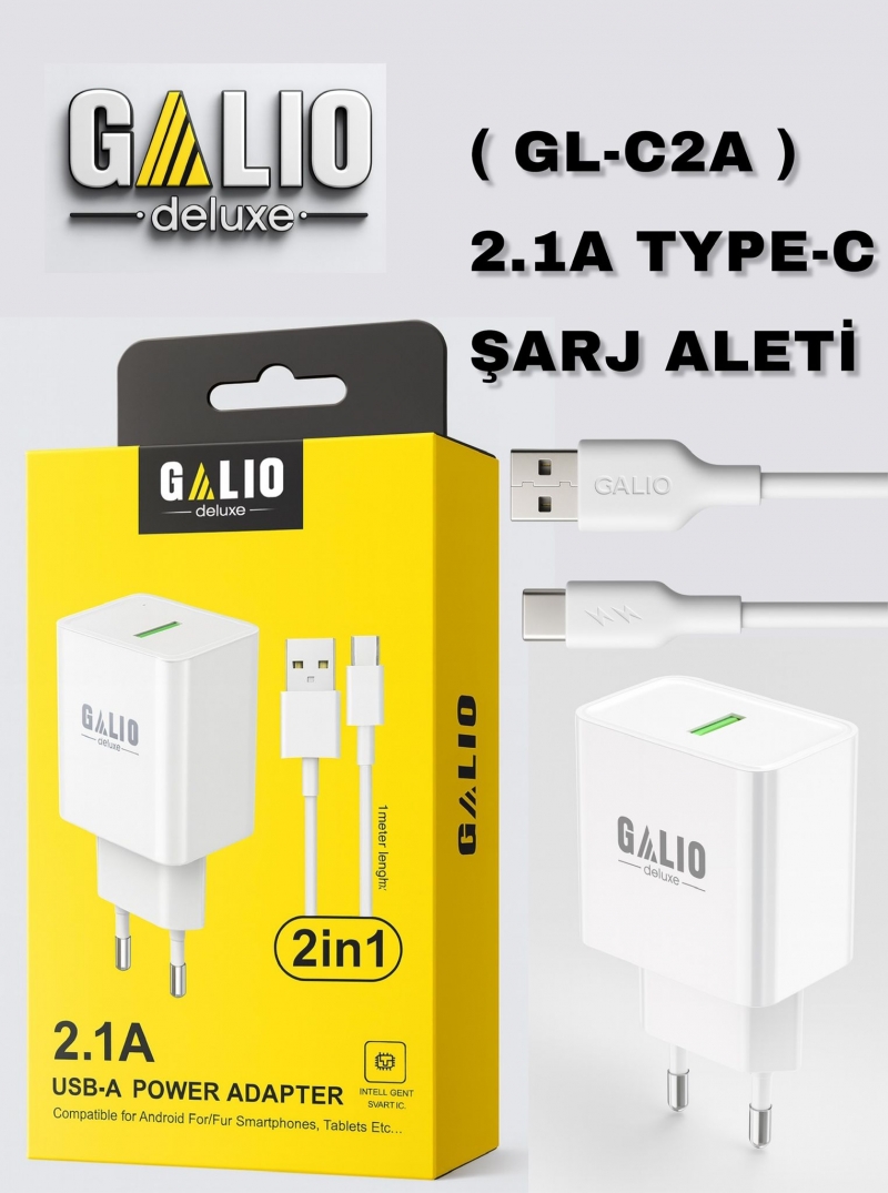 GALIO (GL-C2A) 2.1 A TYPE-C ŞARJ ALETİ