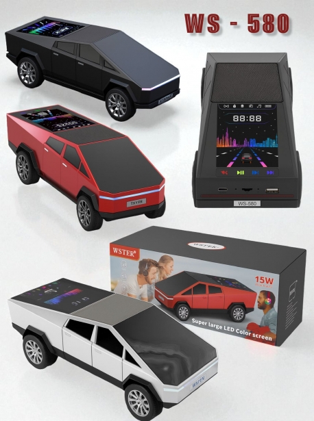 WSTER (WS-580) BT NOSTALJİK ARABA MÜZİK ÇALAR