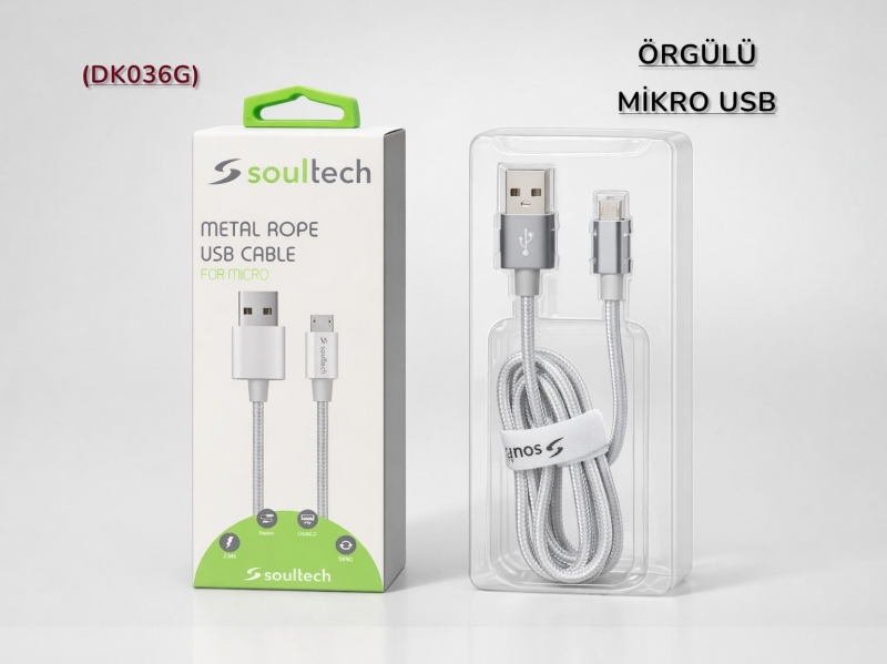 SOULTECH (DK036G) ÖRGÜLÜ MİKRO USB