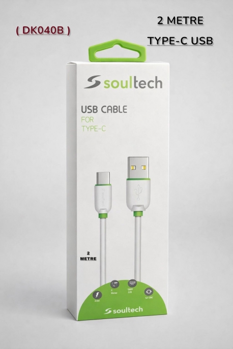SOULTECH (DK040B) 2 METRE TYPE-C USB