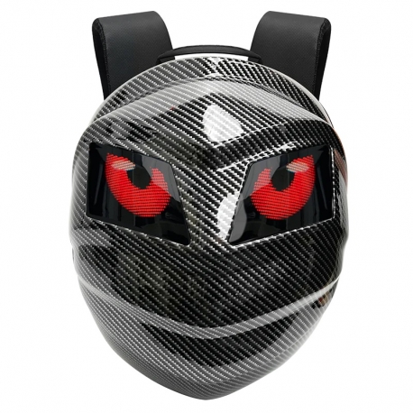 Rider LED Motorcu Çantası - Orta Boy (Karbon Parlak)