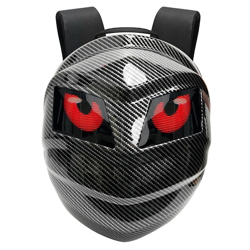 Rider LED Motorcu Çantası - Orta Boy (Karbon Parlak)