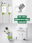 [RK-100] MİKRO HIZLI ŞARJ KABLOSU