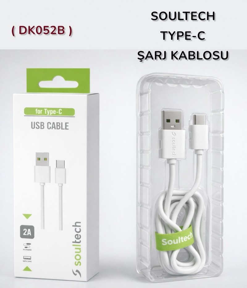 SOULTECH TYPE-C ŞARJ KABLOSU (DK052B)