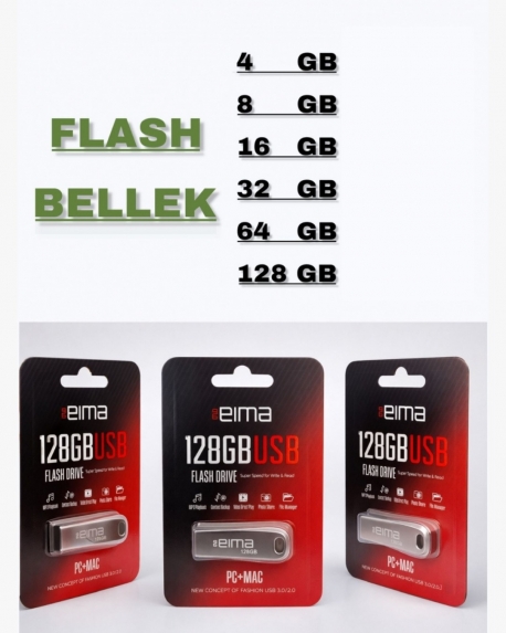 EIMA FLASH BELLEK 128 GB