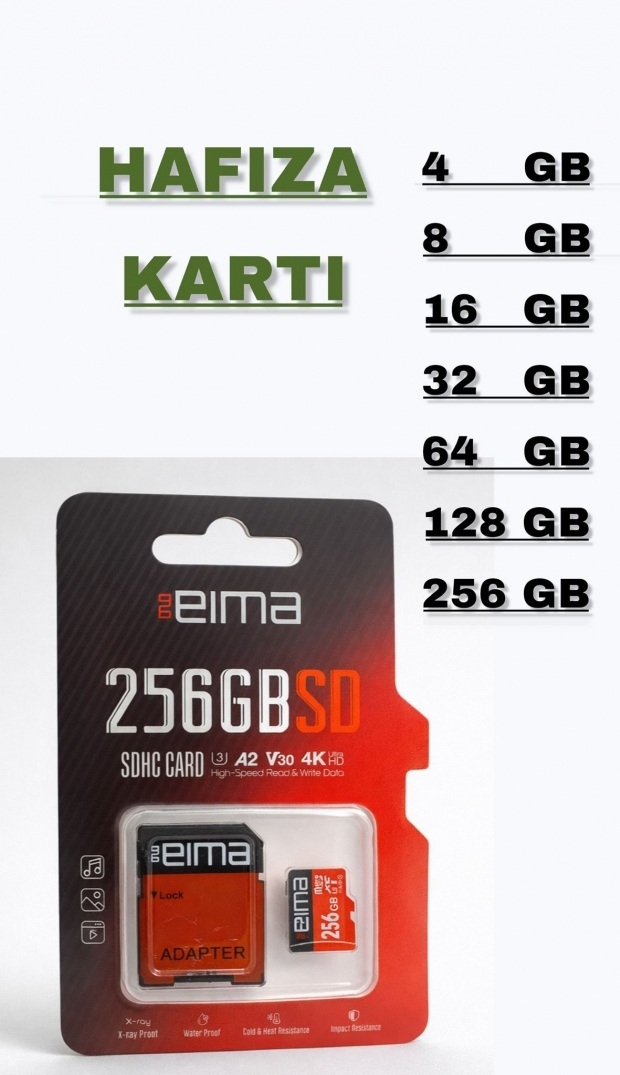 EIMA HAFIZA KARTI 256 GB