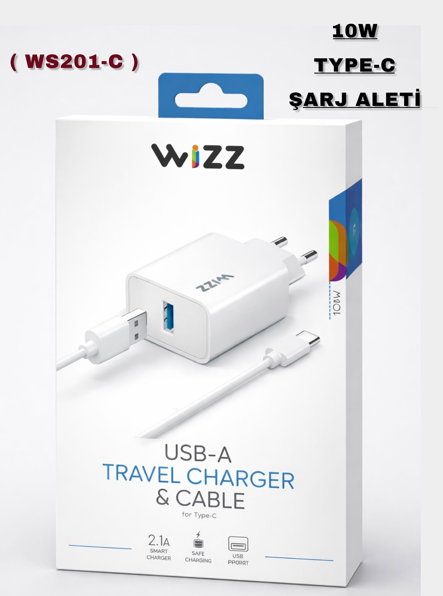WİZZ 10 W TYPE-C ŞARJ ALETİ (WS201C)