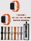 (EL44M) 42/44/45/49 MM WATCH KORDON KEMERLİ KREM
