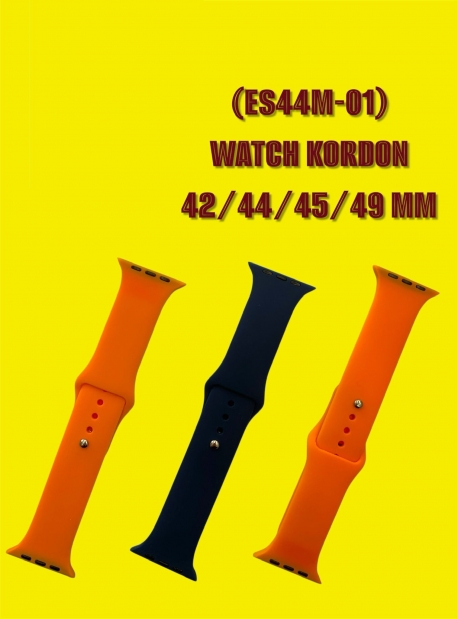 (ES44M-01) WATCH KORDON 42/44/45/49 MM PLASTİK AYARLANABİLİR TURUNCU